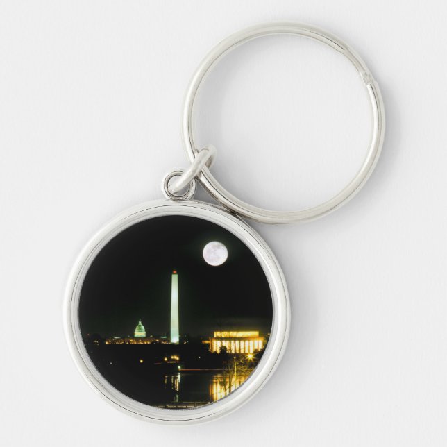 Chaveiro Construção do Capitólio, memorial de Lincoln, (Frente)