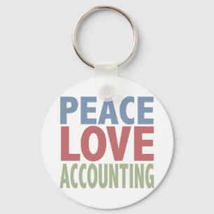 Chaveiro Contabilidade do amor da paz