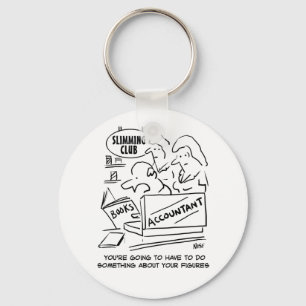 Chaveiro Contabilista verifica os livros em um clube de ema