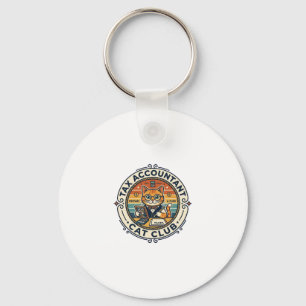 Chaveiro Contador Fiscal Gato Design Fofo de Gatinho - Cont