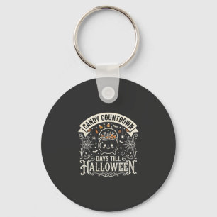 Chaveiro Contagem Regressiva de Doces Design Vector Hallowe