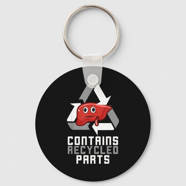 Chaveiro Contains Recycled Parts Liver Transplant Survivor  (Frente)