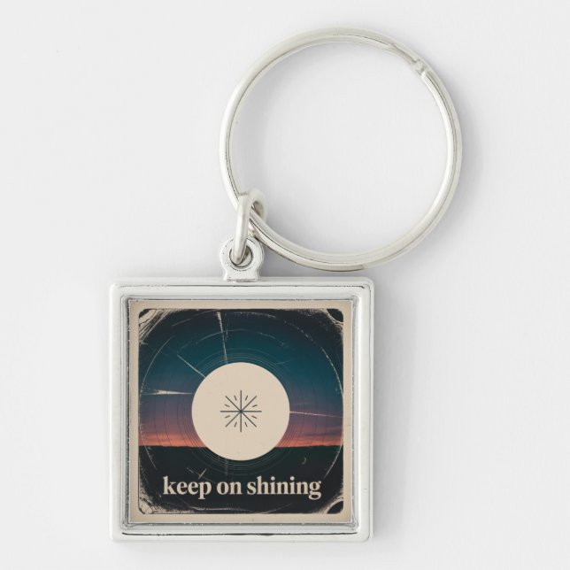 Chaveiro Continue Brilhando (Frente)