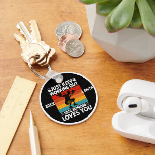 Chaveiro Continue Trabalhando Até Que Alguém Te Ame GYM