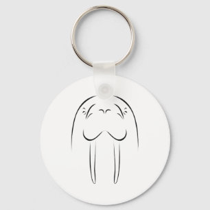 Chaveiro Contorno de Walrus