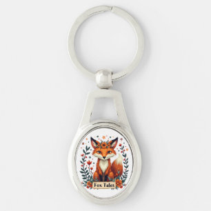 Chaveiro Contos da Raposa Boho Animais da Floresta