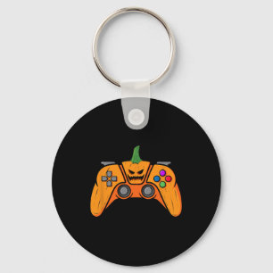Chaveiro Controlador De Jogo De Vídeo Halloween Com Cara De