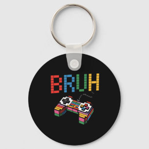 Chaveiro Controlador de Jogo Pixel Block Bruh Divertido Est