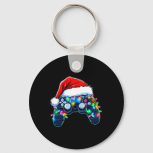 Chaveiro Controlador de Video Game Chapéu de Natal do Papai