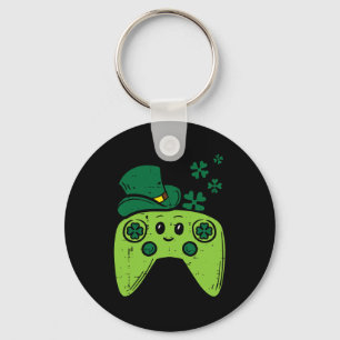 Chaveiro Controlador de Video Game Irlandês Dia de São Patr