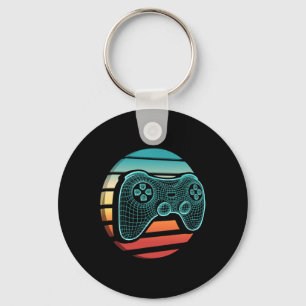 Chaveiro Controle de Jogo de Vídeo Retro Vintage Gamer Pôr