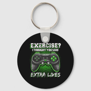 Chaveiro Controle de Video Game Engraçado Vidas Gamer Retro