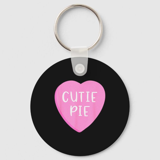 Chaveiro Conversation Candy Heart Cutie Pie Valentines Day  (Frente)