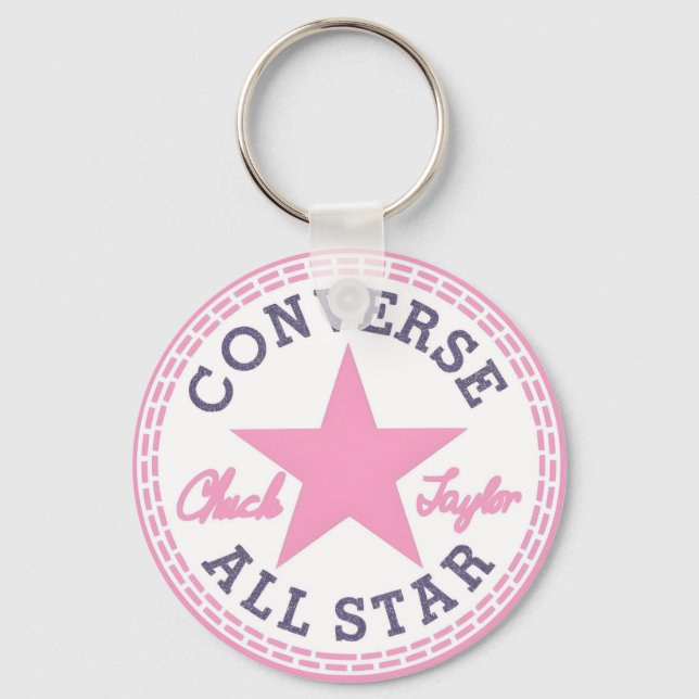 Chaveiro Converse All Star Rosa (Frente)