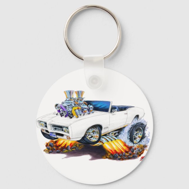 Chaveiro Conversível Branco 1969 GTO (Frente)