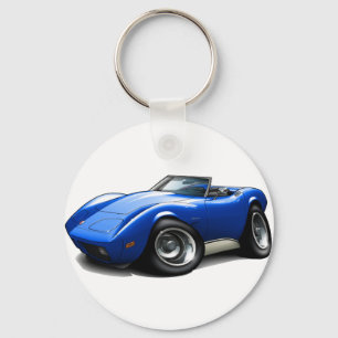 Chaveiro Convertible 1973-76 azul de Corveta
