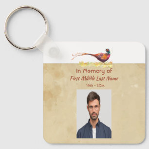 Chaveiro Convite de Foto Memorial Cristão Arte de Faisão