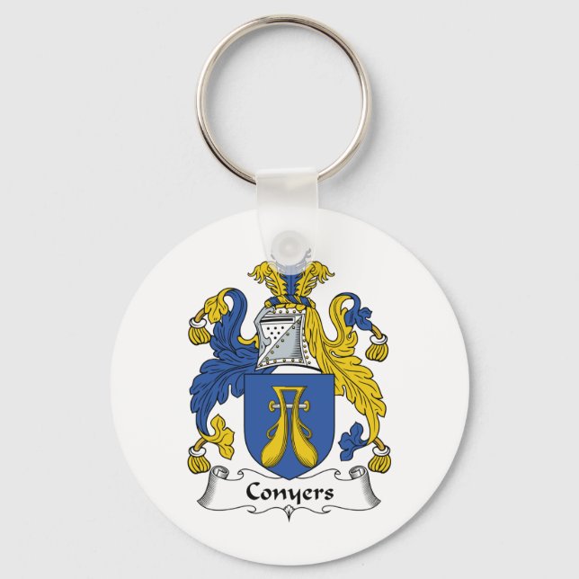 Chaveiro Conyers Family Crest (Frente)