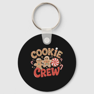 Chaveiro Cookie Crew Gingerbird Família De Natal Fazendo Te