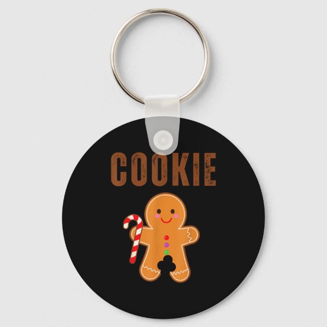 Chaveiro Cookie Eater Funny Christmas Couples Matching  (Frente)