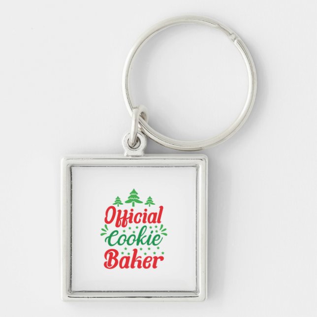 Chaveiro Cookie Oficial do Xmas Art Baker (Frente)