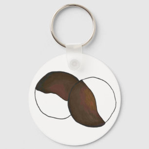 Chaveiro Cookie preto e branco Nova Iorque NYC