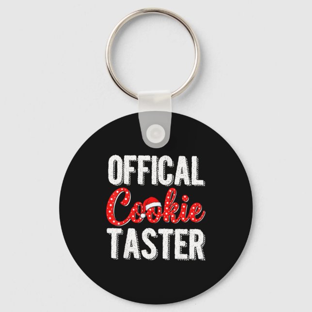 Chaveiro Cookie Taster Cookie Christmas Matching Couple  (Frente)