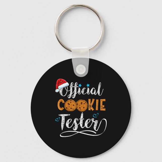 Chaveiro Cookie Tester Christmas Baking Team  (Frente)