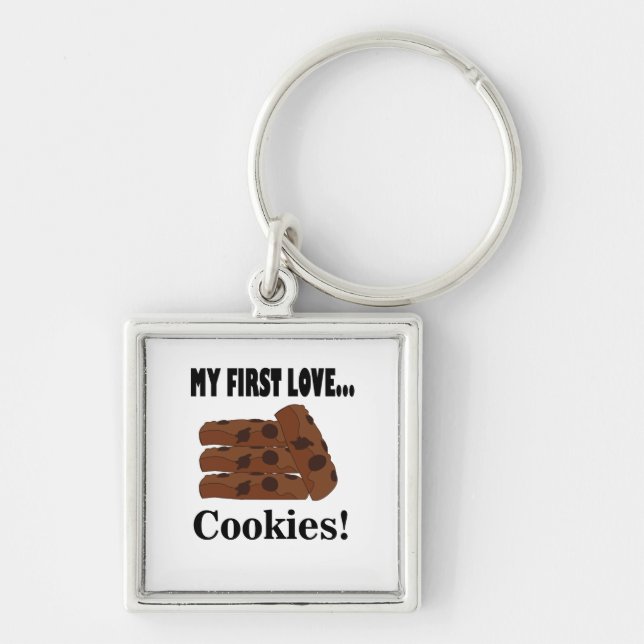 Chaveiro Cookies Meu Primeiro Biscoito de Biscoitos de Amor (Frente)