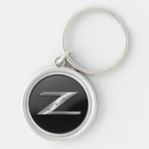 Cool 350Z Chrome Button Keychain