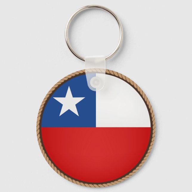 Chaveiro Cool Chile Flag Seal (Frente)