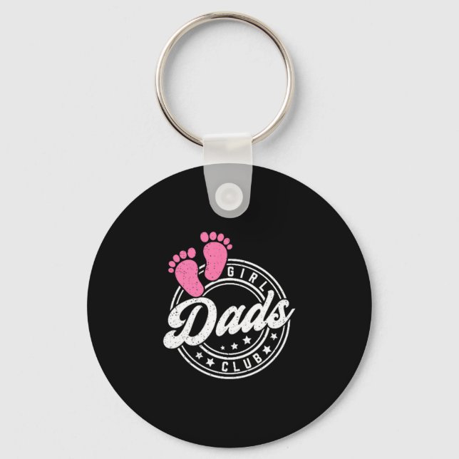 Chaveiro Cool Dads Club Father's Day From Daughter Funny Da (Frente)