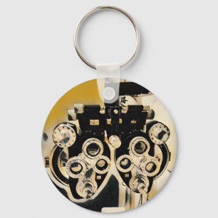 Chaveiro Cool Modern Optometrists Phoroptor Lenses