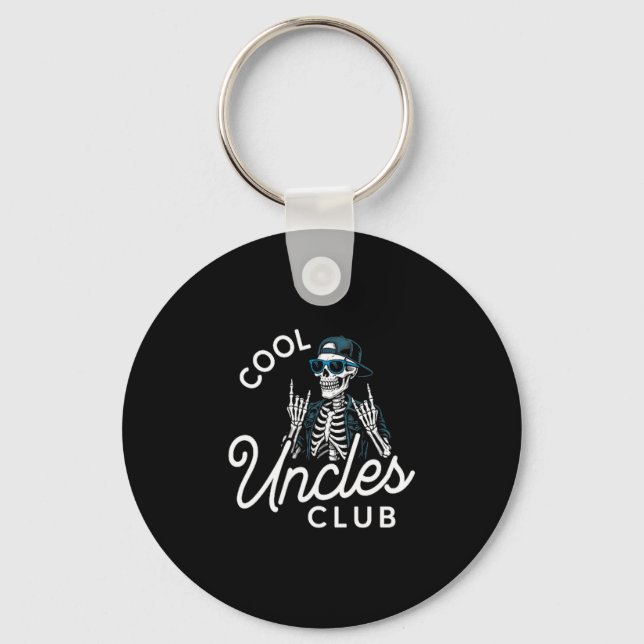 Chaveiro Cool Uncles Club Shirt Funny Skeleton Men Uncle  (Frente)