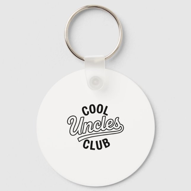 Chaveiro Cool Uncles Club Uncle Ever Funny Cket Fathers Day (Frente)