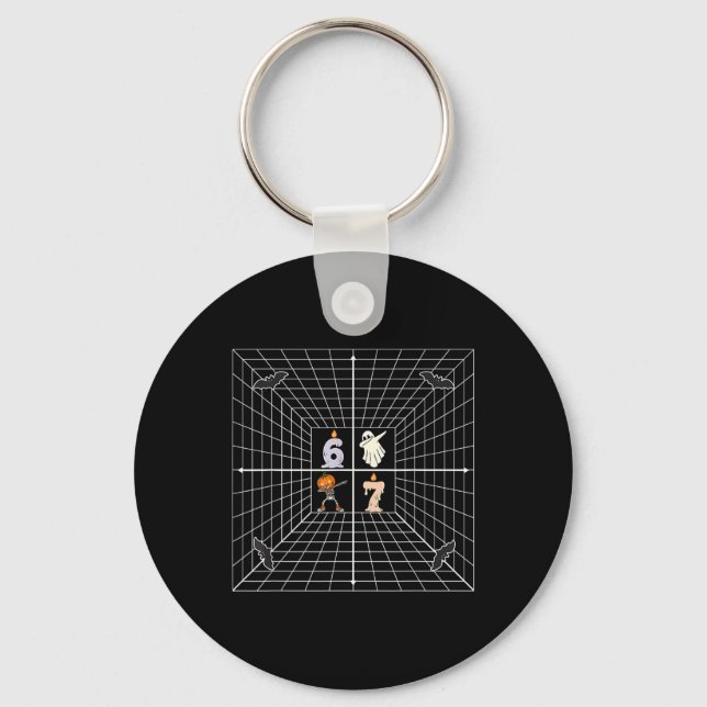 Chaveiro Coordenada 6 7 Professor de Matemática Engraçado M (Frente)