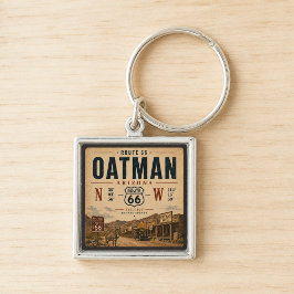 Chaveiro Coordenadas da Vintage Oatman Arizona Route 66