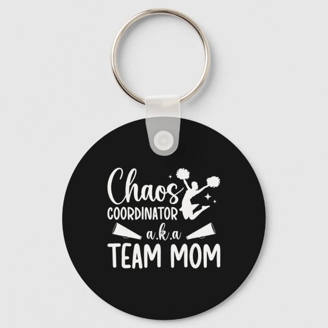 Chaveiro Coordenadora de Caos Mãe do Time de Torcida Time d (Frente)