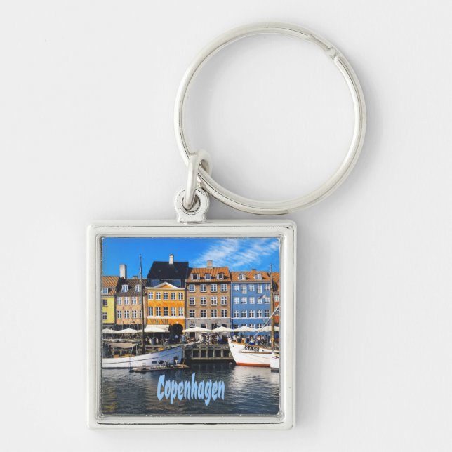 Chaveiro Copenhagen Dinamarca Capital Canal Homes Nyhavn (Frente)