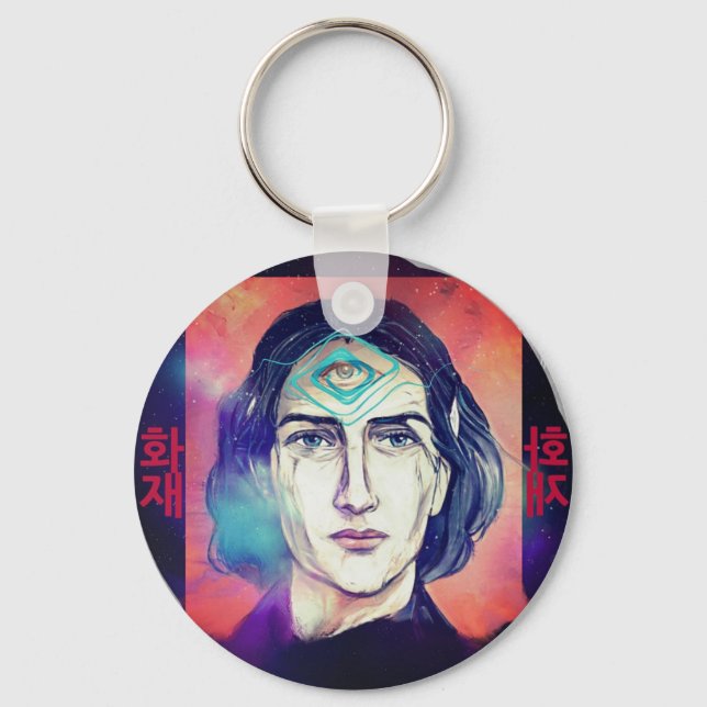 Chaveiro Copernicus um Elfo do Fogo de Alta Estranheza (Frente)