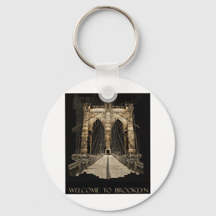 Chaveiro cópia da ponte de Brooklyn