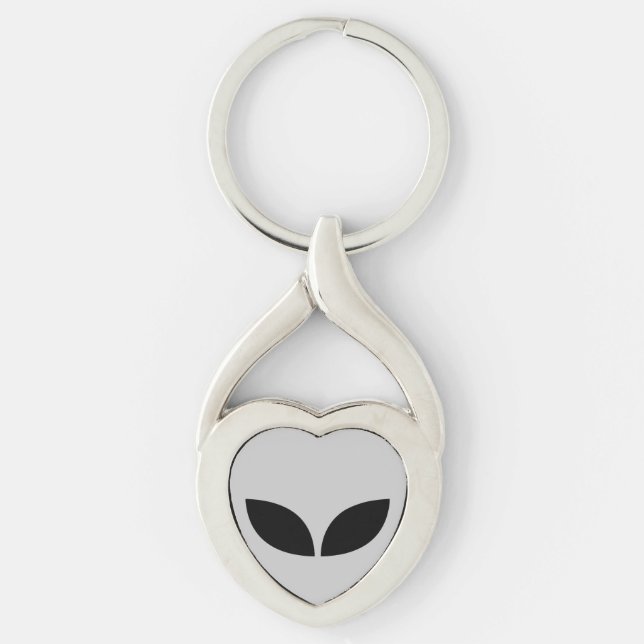 Chaveiro Copo de Papel Coração de Amor Alien (Frente)
