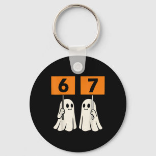 Chaveiro Copo engraçado 67 meme Halloween moderno seis sete