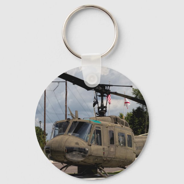 Chaveiro Copper Militar Vintage Era Vietnam Uh-1 Huey (Frente)