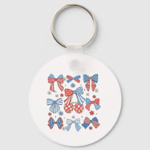 Chaveiro Coquette Arco 4 De Julho Patriótico Americano