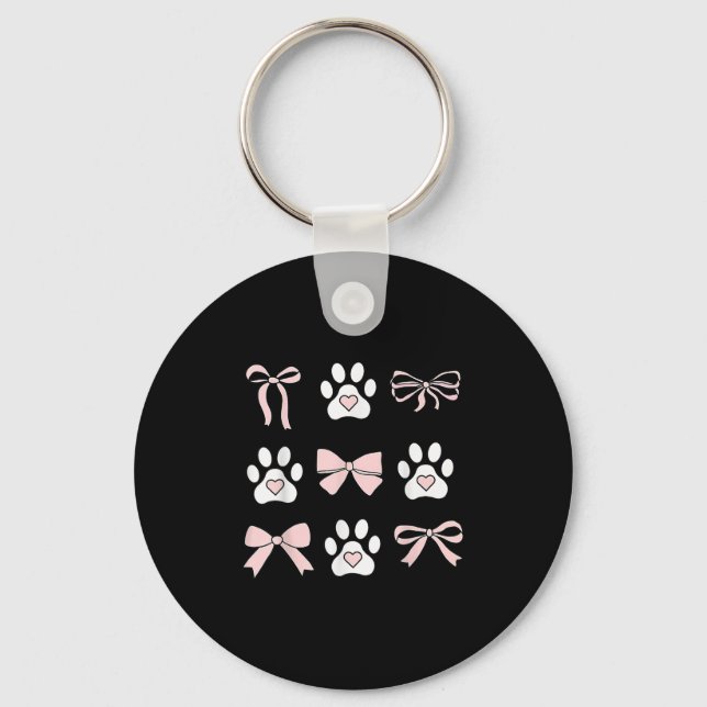 Chaveiro Coquette Dog Balletcore Pet Lover Veterinarian Vet (Frente)