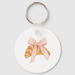 Chaveiro Coquette Pink Arco Croissant Baker