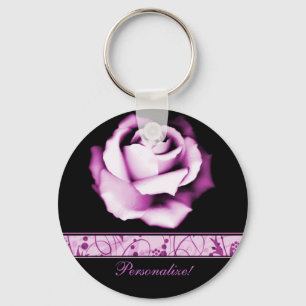Chaveiro cor-de-rosa da ametista