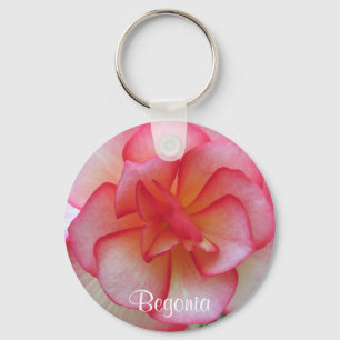 Chaveiro cor-de-rosa da begónia
