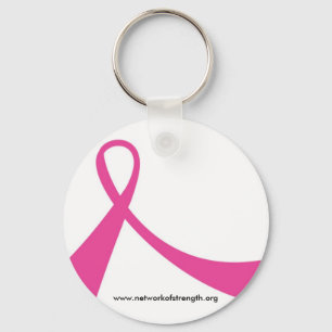 Chaveiro cor-de-rosa da fita